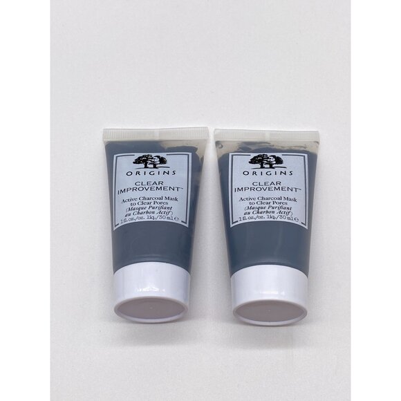 2 Origins Clear Improvement™ Active Charcoal Mask To Clear Pores 1 oz - Picture 1 of 6